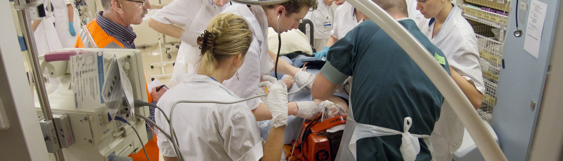 Rampenoefening Calamiteitenhospitaal - Training emergency and trauma hospital