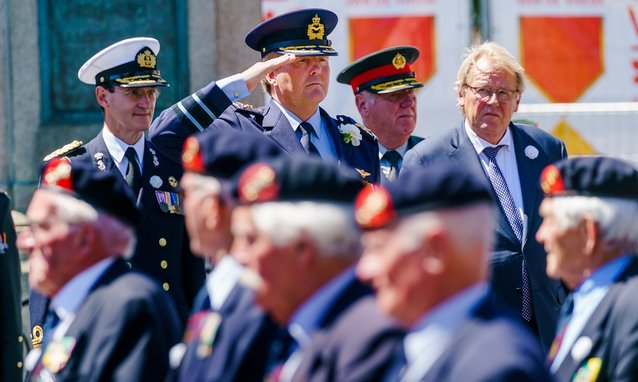 Koning bij Nederlandse Veteranendag